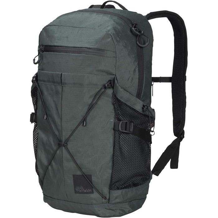 Туристичний рюкзак Jack Wolfskin Unisex Hiking Mood Pack 20 (один розмір, грифельно-зелений)