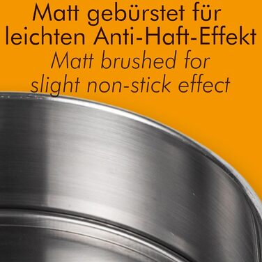 Форма для випічки Edelstahl, роз'ємна, нержавіюча сталь, 25 см, без ПФОА, для миття в посудомийній машині