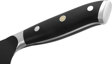 Набір кухонних ножів Wakoli Titanium Noir (5 предметів) з бруском - професійний набір кухонних ножів з титановим покриттям, нержавіюча сталь, чорне покриття, магнітний брусок