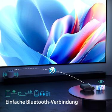 Портативний проєктор Vamvo WiFi 1080P для телефону/планшета/ноутбука/TV Stick