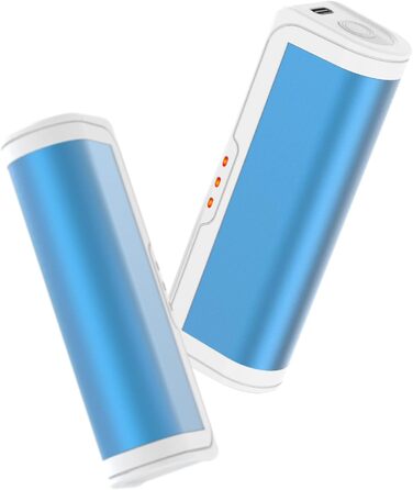 Електричні грілки для рук 2 шт. - USB перезаряджувані, 3 режими нагріву, для дітей та жінок (блакитні)