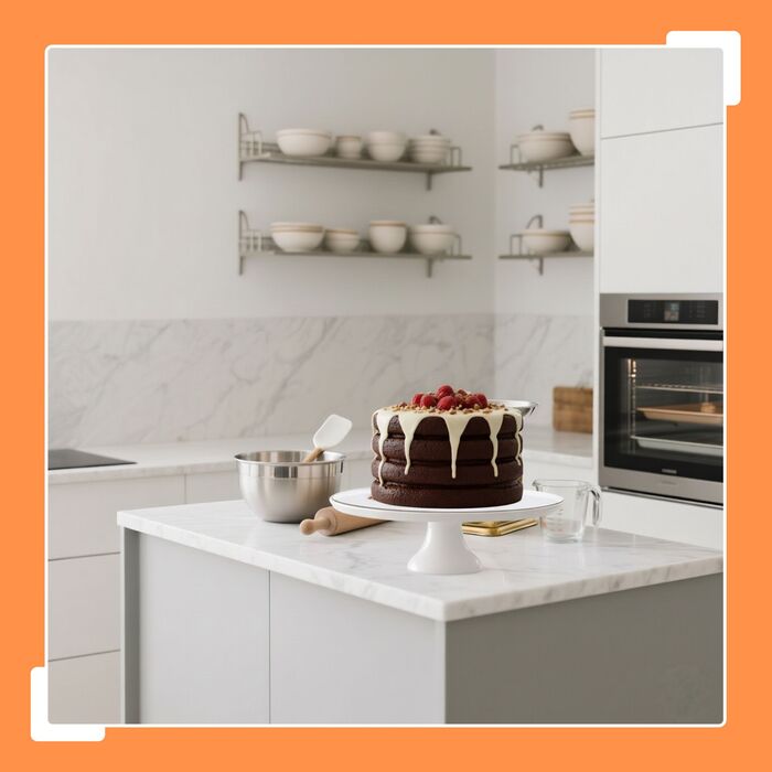 Підставка для тортів Relaxdays білого кольору