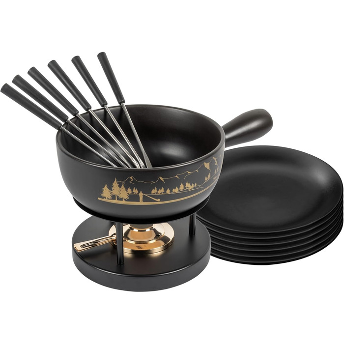 Фондю KUHN RIKON 32320 з кераміки, для сиру, 2.5 л