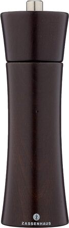 FRANKFURT Бук темно-коричневий Плавно регульована керамічна шліфувальна машина Наповнювач для спецій Ø 5,5 18 см 18 см Чорний