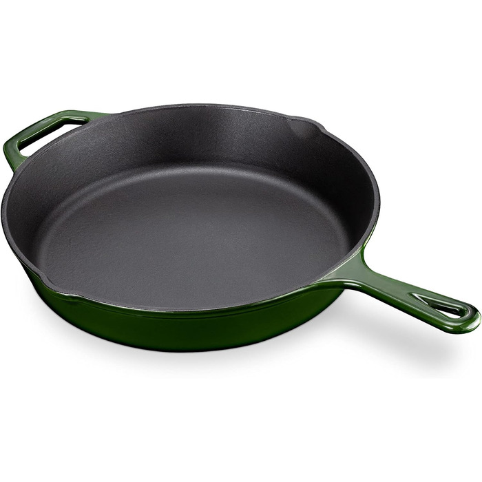 Наварис Сковорода для гриля чавунна сковорода-30 см чавунна сковорода для стейка чавунна сковорода-жаровня для стейка м'ясо