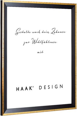 Рамка для картин HaakDesign RICO Gloss 229,7 см чорне золото