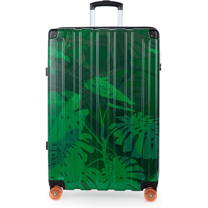 Набір валіз Hauptstadtkoffer Q-Damm (2 шт.), Trolley, TSA, Rollkoffer, валіза для подорожей (S & L), квітковий дизайн, 78 см