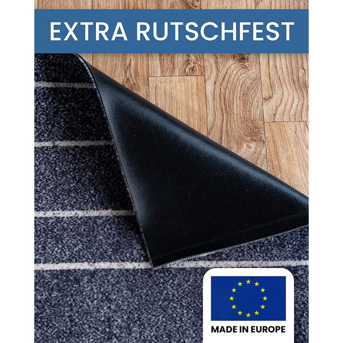 Кухонний килим Primaflor-високоякісна кухонна доріжка-міцний килимок для передпокою-Нековзна доріжка для килимів - 50 x 150 см - (45x145 см, будьте щасливі)