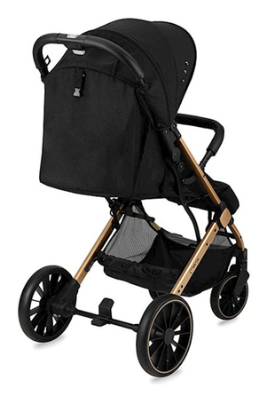Дитячий прогулянковий візок MoMi Estelle Dakar, чорний, до 22 кг, з аксесуарами