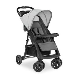 Дитяча коляска Hauck Shopper Neo II сіро-чорна, від народження до 22 кг, з регульованою ручкою та великим кошиком