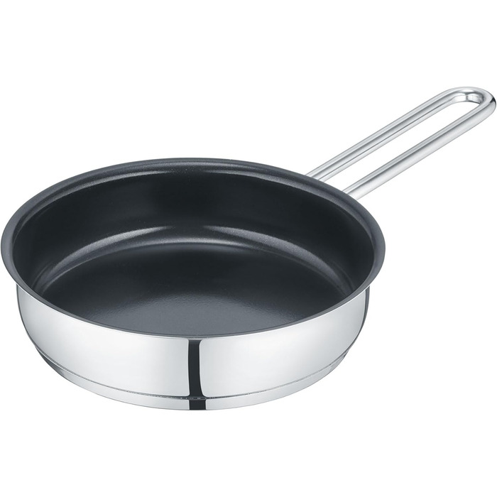 Міні сковорода Berndes 14 см з нержавіючої сталі, антипригарне покриття, для всіх плит (індукція)