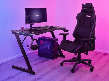 Ігровий стіл Trust Gaming GXT 709W Luminus RGB з підсвічуванням LED, 10 режимів, USB, для геймерів, білий (120x60 см)