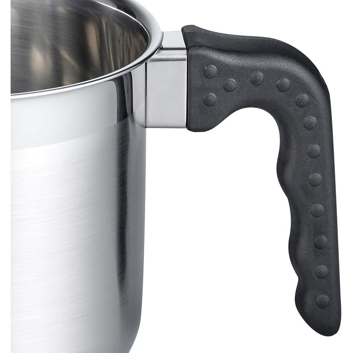 Молочник ELO Turmalin з мірною шкалою та дозатором олії, 14 см, нержавіюча сталь, індукційне дно