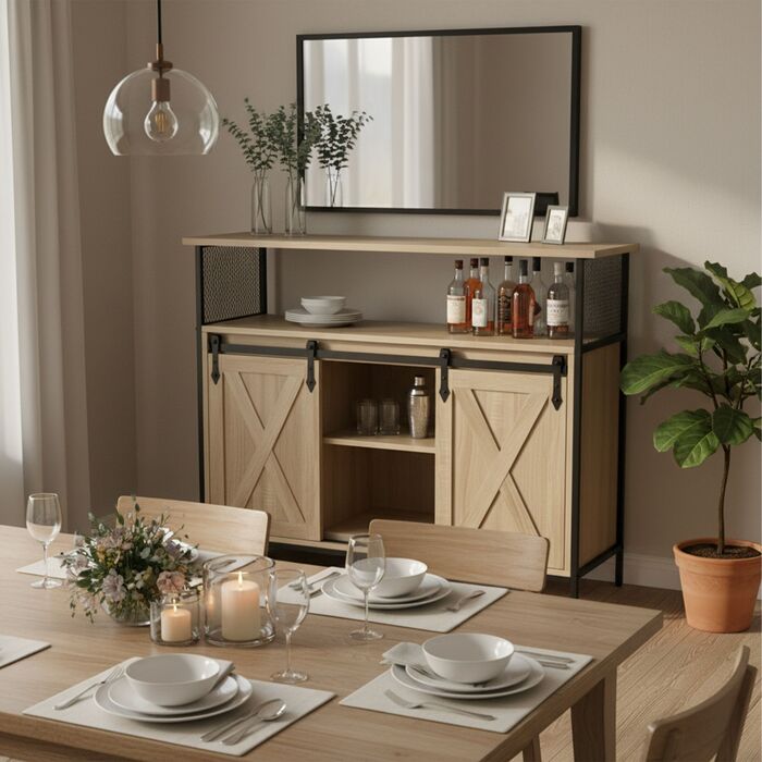 Тумба з розсувними дверцятами Relaxdays