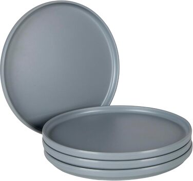 Набір посуду для кемпінгу Bo-Camp Melamin 16 предметів (Тарілки, чашки) сірий