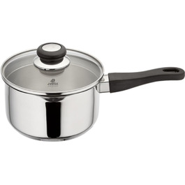 Набір каструль Judge Vista з нержавіючої сталі, 16/18/20 см, з кришкою-ситом та антипригарним покриттям, для індукційних плит, придатний для духовки