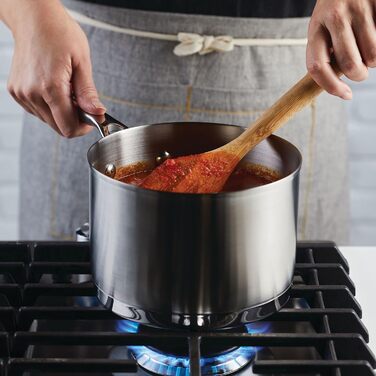 Сковорода гриль KitchenAid 71012 з нержавіючої сталі з антипригарним покриттям, 7.5 л, срібна