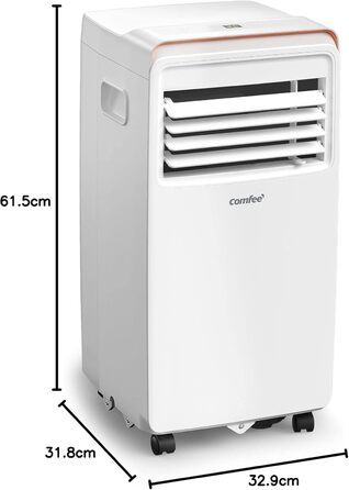 Мобільний кондиціонер Comfee MPPHA-07CRN7, 7000 BTU 2,0 кВт, охолодження, вентиляція та осушення, розмір кімнати до 68 м (25), мобільний кондиціонер зі шлангом для відпрацьованого повітря