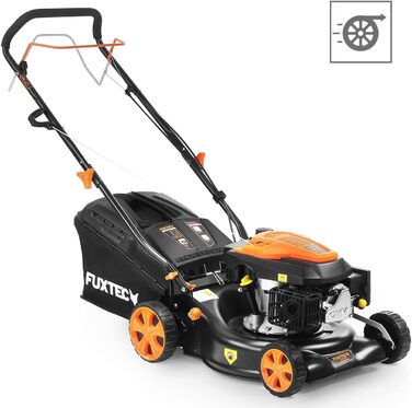 Бензиновий газонокосарка FUXTEC FX-RM4346 3в1 з приводом на задні колеса, ширина косіння 42 см, 146 см³, 40 л, збір трави