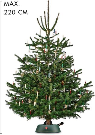 Підставка для різдвяної ялинки KRINNER Comfort s Green 34 см з інклюзією. Ножна педаль і одностороння Техніка для дерев висотою до 2,2 м, виготовлені в
