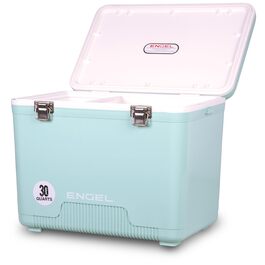 Термобокс ENGEL 30qt (28.4л) герметичний, портативний для кемпінгу, пікніка, туризму - охолоджувач без електрики, колір: блакитний
