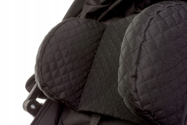 Дитячий візок-прогулянка 4Baby Stinger PRO, гелеві колеса, алюмінієва рама, до 22 кг, Black