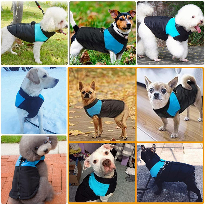 Тепла куртка для собак, Одяг для домашніх тварин, жилет для собак, зимові жилети для собак, зимове пальто для маленьких собак, куртка для собак, теплий одяг для домашніх тварин для маленьких середніх і великих собак (3XL)