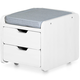 Тумбочка до парті Mealux Winnipeg White (арт. Cabinet BD-630 WG)