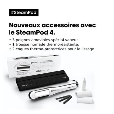 Випрямляч для волосся STEAMPOD 4 від L'Oréal: випрямляння та локони з парою, 3 температури, для всіх типів волосся