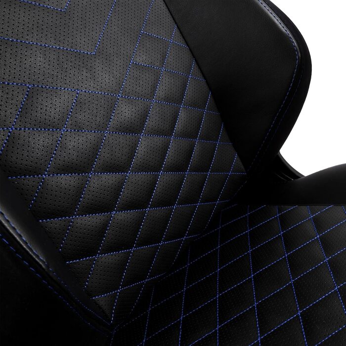 Крісло ігрове Noblechairs HERO - офісне крісло, стільниця з PU-шкіри, чорно-синій колір