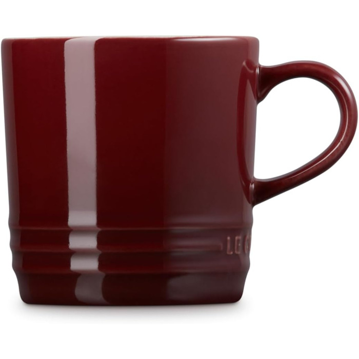 Чашка LE CREUSET з кераміки, 0.35 л, вишнево-червона, 70302350600002 (Chambray, 200 мл)