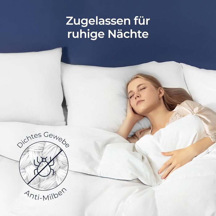 Пухова ковдра Dreamzie 200x200 см - тепла зимова ковдра з пухом та пером, 450 г/м², сертифікат добробуту тварин