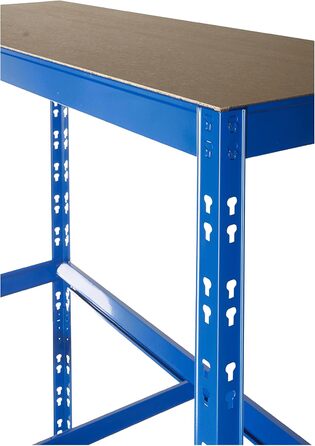 Металева стійка для шин 179x130x50 см, блакитна - 8-12 шин | Стійка для шин, стелаж для гаража, підвалу