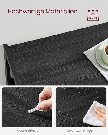 Стійка для кухні VASAGLE з 2 металевими кошиками, пекарська стійка з гачками та полицями, для мікрохвильової печі, 35 x 80 x 93,5 см, золотий дуб + білий (антрацитовий сірий + чорний)