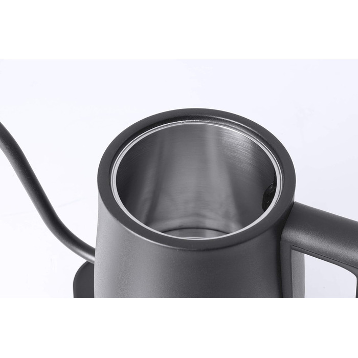 CASO Coffee Classic Kettle – електричний чайник, чорний, з нержавіючої сталі, для чаю та кави, преміум-якість