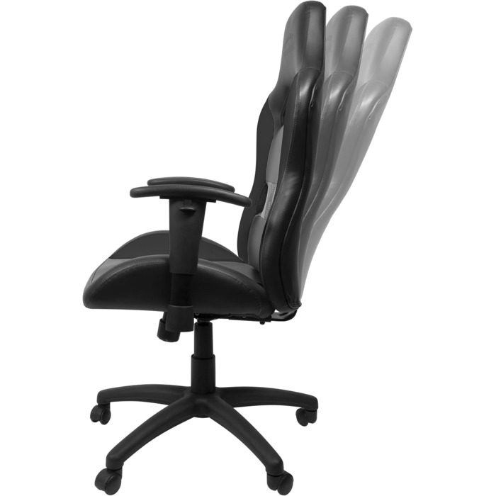 Ігровий крісло Speedlink Looter – ергономічне, чорне, на штучній шкірі, до 140 кг