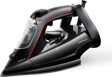 Праска відпарювач Mellerware Steezy 3000W з керамічною підошвою, вертикальним відпаром та системою захисту від накипу