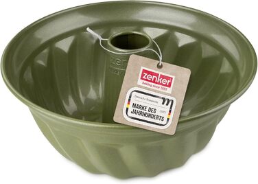 Форма для кексів Zenker Green Vision 30 см – преміум з нержавіючої сталі з антипригарним покриттям (Made in Germany)