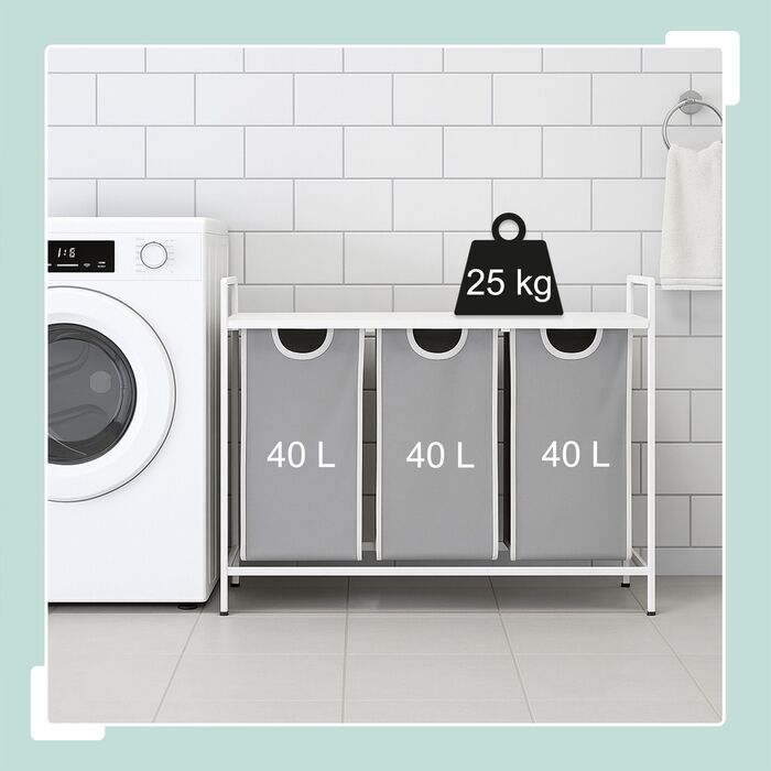 Організатор для білизни Relaxdays з 3 відділеннями та полицею