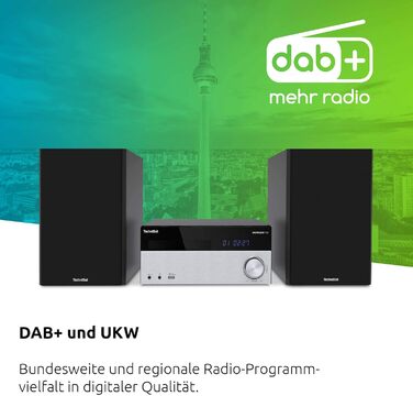 Компактна hi-fi система з інтернет радіо, DAB, CD, Bluetooth, 2x20W RMS, 710 CD IR -