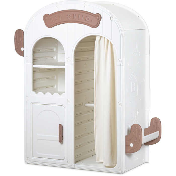 Дитяча шафа Mealux Narnia White (арт. KD-E061 Coffee White)