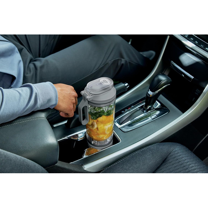 Портативний блендер Ninja Blast Max BC251EULD (сріблястий) – 570 мл, акумуляторний, для смузі та протеїнових коктейлів