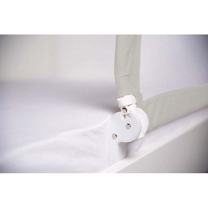 Захисний бортик для ліжка Roba Klipp-Klapp 150x40 см (Сірий) - складаний бортик від випадання для немовлят та дітей, висота 50 см