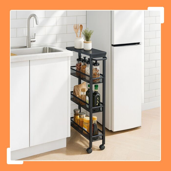 Органайзер Relaxdays для ванної кімнати з 4 ярусами