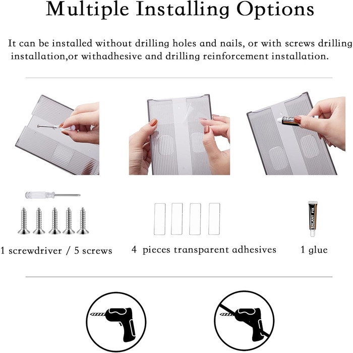 Тримач для келихів вина під шафу, 2 шт. - Тримач для келихів, полиця-тримач для кухні, дому та бару (сірий)