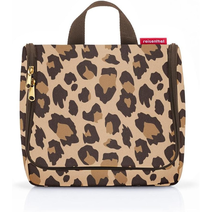 Сумка-органайзер Reisenthel Toiletbag Leo Macchiato Single з гачком, водонепроникний матеріал