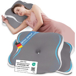 Подушка Silencomfort з Memory Foam: ортопедична, для сну на боці, спині та животі, з автоматичним відновленням форми