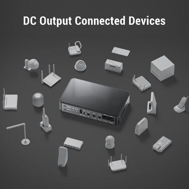 UPS джерело безперебійного живлення 9000mAh для USB 5V/9V/12V/15V/24V DC