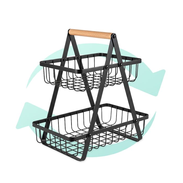 Підставка для квітів Relaxdays з 2 ярусами