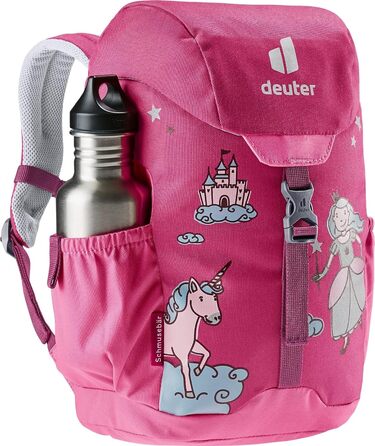 Дитячий рюкзак deuter Unisex Kids Cuddly Bear (1 упаковка) (8 л, рубіново-яскраво-рожевий)